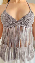 Top Encanto Premium  – Crochê Artesanal de Luxo ✨