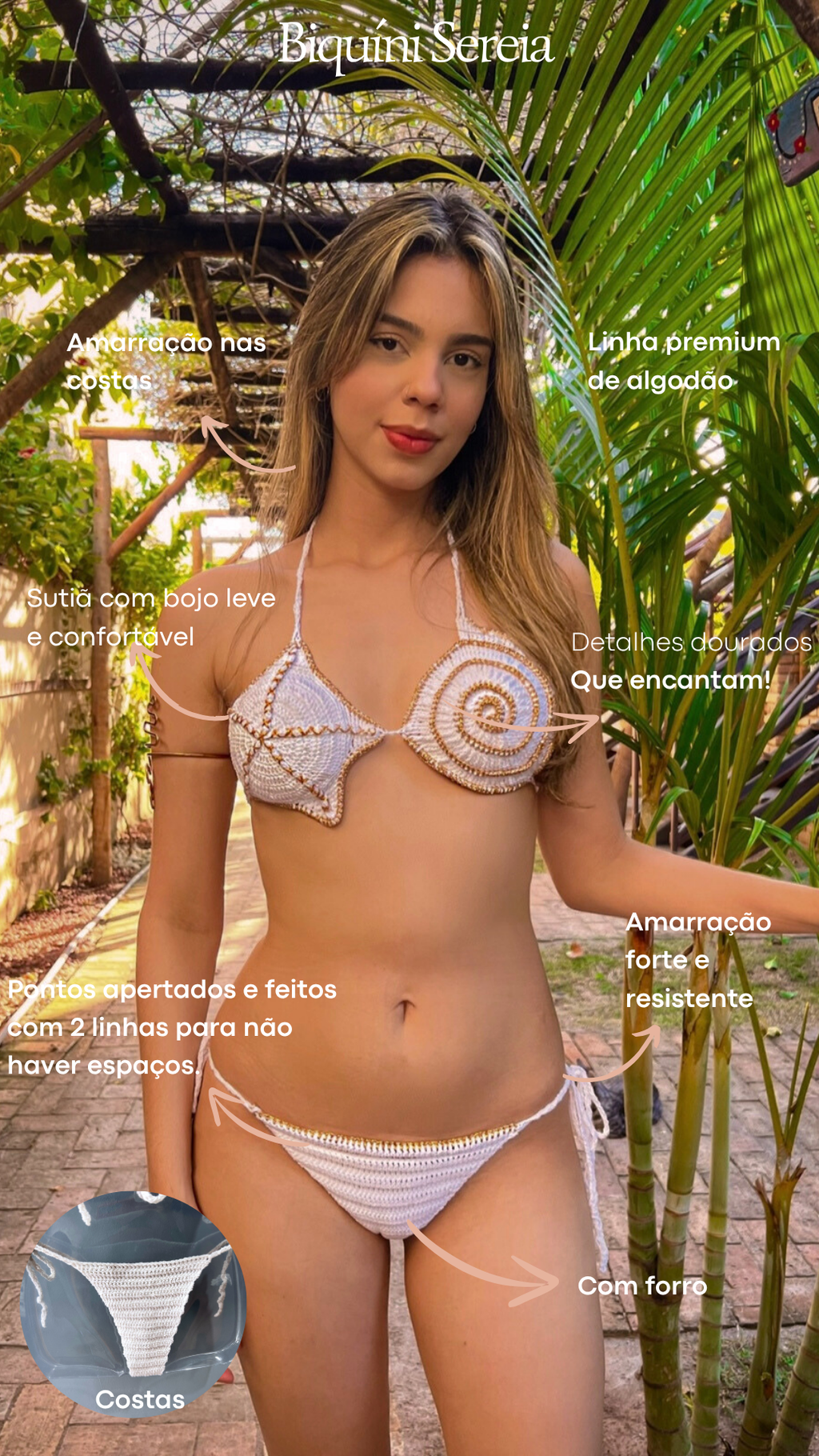 Biquíni Sereia de Crochê | Exclusividade e Charme Artesanal